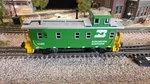 Mth 20-91026 Burlington Northern Steel Caboose. Fixed Price $35.00.