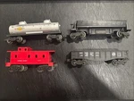 Lionel Gauge Train Cars Lot Caboose 6007 Dump 3459 Sunoco Prr. Fixed Price $54.99.
