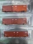 3-HO Scale Walthers Mainline 60"HIGH Cube Plate F Box Cars Canadian National Nib. Fixed Price $76.99.