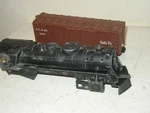 Marx Train Steam Engine 666 Loco Die-cast Shell 13975 Santa Fe Stock Car Gauge. Fixed Price $10.00.
