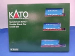 Kato Usa 106-6155 Gunderson Maxi-i Double Stack Car Unit Set Hanjin 44583. Fixed Price $269.87.
