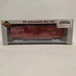 Proto 2000 Ho 30325, 50' Automobile Boxcar, Cb&q Burlington Route 48574. Fixed Price $16.10.