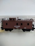 Micro Trains Scale Atsf Wood Sheathed Caboose 51100 Rd# 1207 Vintage. Fixed Price $19.99.