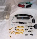 Lot Vtg Life Like Scale Train & Tracks - Tyco Ho Bulldozers Lionel Rr Signs. Fixed Price $59.99.