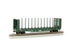 Bachmann 12901 Ho Bc Rail 52' Center-beam Flatcar #52423. Fixed Price $40.29.