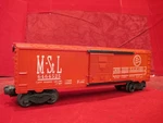 Lionel 6464525 Minneapolis Louis Boxcar Red Postwar Gauge. Fixed Price $26.50.