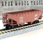 Micro-trains Scale 55250 Chicago North Western Bay Offset Side Hopper 50199. Fixed Price $19.99.