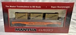 Mantua Classic Super Heavyweight 40' Icg 99987 Flat Car With Crates Brand New. Fixed Price $19.95.