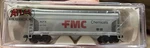 Atlas N Scale 39914A Acf 3560 Covered Hopper Fmc Gray #64133. Fixed Price $15.99.