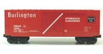 Lionel Burlington Hi-cube Box Car 6-36210. Fixed Price $35.00.