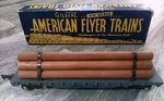 Original American Flyer Train Pressed Wood C&nwry Logging Car 42597 With Box. Fixed Price $35.00.