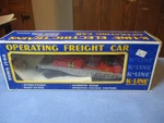 K-line #K-7203 Operating Searchlight Flat Car Santa Fe 0/027 Gauge Tested Works. Fixed Price $21.27.