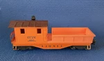 Lionel #6119-25 "d.l. & W." Orange Work Caboose *1956 Only* (postwar Gauge). Fixed Price $27.75.