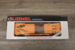 Lionel 6-16623 Katy Double Door Boxcar Orange. Fixed Price $49.99.
