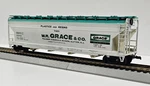 Bachmann 1002:250 Wr Grace Plastics 56' Center Flow Hopper. Fixed Price $12.99.
