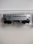 Micro Trains Scale Chesapeake Ohio 33' Twin Bay Hopper 86030 Rd# C&o 130 Nos. Fixed Price $19.99.