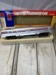 Life Like Trains Ho Scale Lighted Vista Dome Car Silver Tower 8091. Fixed Price $25.00.