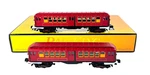 30-2448-3 Mth O-gauge Metropolitan 2-CAR Lo-v Non-powered Subway Set. Fixed Price $179.95.