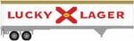 Atlas Ho 45' Pines Trailer Assembled Lucky Lager (white, Red) 20006312. Fixed Price $30.98.