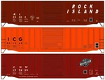 Accurail Ho Scale 50' Exterior Post Modern Boxcar Set Kit 3-PACK 8188. Fixed Price $53.34.