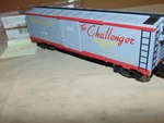 Menards Gauge 279-4540 Up Challenger Boxcar Plastic Container #237. Fixed Price $20.00.