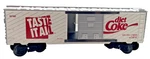 Vintage K-line 647502 Diet Coke Boxcar Scale Train 1993 Silver Taste It All. Fixed Price $24.00.