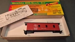 Scale Roundhouse Milwaukee Road 30' Transfer-style Caboose Nib Kit. Fixed Price $40.00.