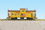 Usa Trains Scale 12136 Union Pacific (flag) Extended Vision Caboose Yellow/ox. Fixed Price $209.99.