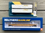 Walthers 1/87 Ho 53' Nsc Well Car Ttx Rd #656463 & Rapido J.b. Hunt Containers. Fixed Price $102.32.