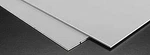 Plastruct Abs .125 (2) - Model Scratch Building Plastic Sheets #91008. Fixed Price $17.20.