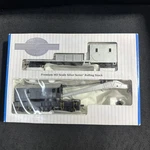 Ho Scale Bachmann Silver Series 16149 Unlettered 250-TON Crane Car & Boom Tender. Fixed Price $37.50.