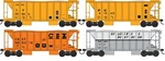 Bowser Ballast Hopper Choice Conrail Csx Penn Central Reading Northern New 26. Fixed Price $26.95.