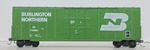 Roundhouse Scale 50' Steel Plug Door Boxcar Burlington Northern Bn 748884 Rtr. Fixed Price $15.95.