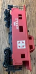 Tyco No. 327J Ho Scale Santa Fe At&sf 7240 Red 40' Caboose Car Made In Usa. Fixed Price $7.00.