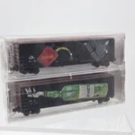 Micro Trains Line Scale Aware Graffiti 50' Rib Side Box Car 2-PACK 2544870. Fixed Price $89.95.