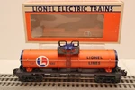 Lionel, O, 6-6313, Lines, Single Dome Tank Car, #6313, C-8, Ln/ob. Fixed Price $25.50.