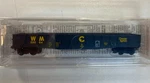 Micro Trains #105070 - Scale 50' Fixed End Gondola, Chessie System. Fixed Price $15.00.