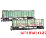 Micro Trains Scale Burlington Northern 2-BAY Airslide Hoppers 98305081. Fixed Price $64.39.