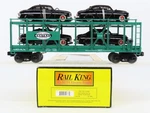 O27 3-RAIL Mth Railking 30-7682 Mdax Nyc Auto Carrier #325 W/ Ertl '49 Mercurys. Fixed Price $64.95.