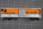Rivarossi & Rgw Rio Grande Railroad Box Car Running #2 Ho Train HR6583B. Fixed Price $15.00.