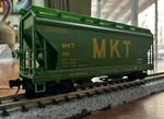 Micro-trains Scale 92040 2-BAY Acf Covered Hopper Missouri Kansas Texas Mkt Ny. Fixed Price $20.99.