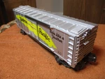 K-line K-6436 Gauge Western Pacific Yellow Feather Route Boxcar #6436100 Exc.. Fixed Price $16.79.