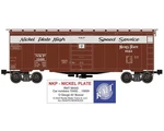 Rmt 96445 Nickle Plate 40' Boxcar Ga 3 Rail Rd. # 15547. Fixed Price $37.95.
