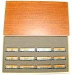 Con-cor Scale 0001-851812 Great Northern 6X 40' & 50' Boxcars Freight Set. Fixed Price $199.95.