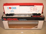 Lionel 6-19912 Love Ohio Box Car Gauge Mint. Fixed Price $17.95.