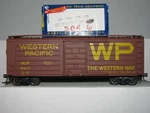 Scale By Roundhouse Number 1025 40 Ft Box Car Western Pacific Railroad. Fixed Price $19.00.
