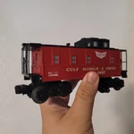 Lionel Gulf Mobile Ohio Caboose #9187 Gauge (pickups Included But No Lights). Fixed Price $21.99.