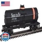 Walthers Trainline Tank Car-ready Run-atchison Topeka Santa Fe 98016 Black. Fixed Price $35.69.