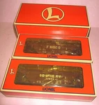 Lionel 6-21755 Southern & Frisco Set: Four Bay Covered Hoppers New In Box. Fixed Price $64.12.