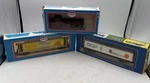 Model Railroad Cars Tanker And Caboose With Boxes Vintage Nmra. Fixed Price $30.00.